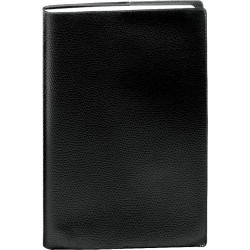 Agenda de poche Plain plastique noir