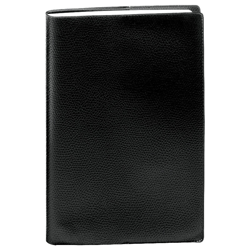 Agenda de poche Plain plastique noir