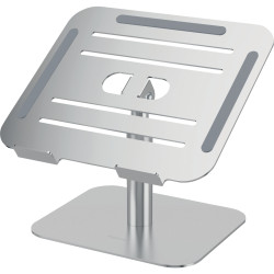 Support ordinateur portable de bureau argent