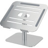 Support ordinateur portable de bureau argent