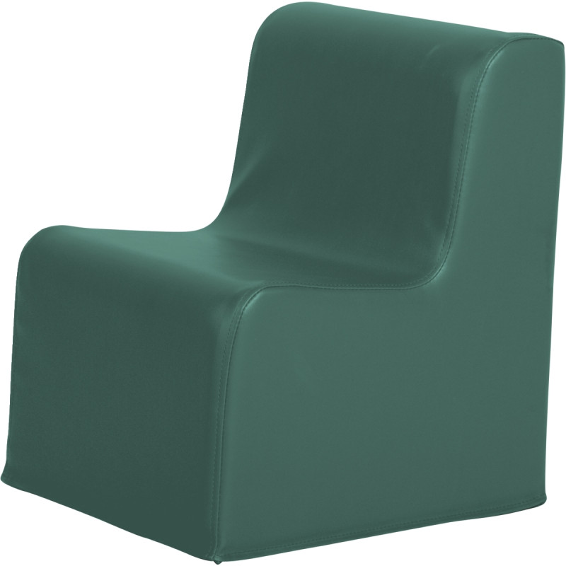 Chauffeuse simple en PVC 35x40x45 bleu