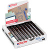 Boite de 20 marqueurs permanents E-2000C noirs