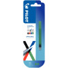 Blister 2 recharges pour Frixion Ball 4 Couleurs vertes