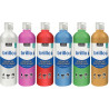 Carton de 6 Flacons 500 ml de gouache brillante BRILLO coloris nacrée
