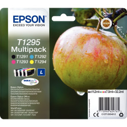 Epson POMME lot 4 cartouches encre noire, cyan, magenta, jaune haute c