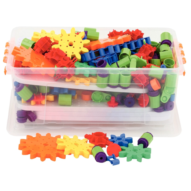 Atelier engrenages en couleur 340 pièces