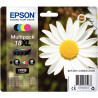 Epson PAQUERETTE / 18XL lot 4 cartouches encre NCMJ haute capacité aut