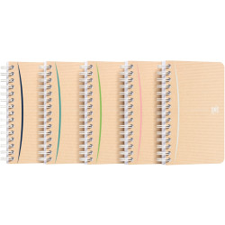Carnet à reliure intégrale 180 pages TOUAREG format 9x14 cm, quadrillé