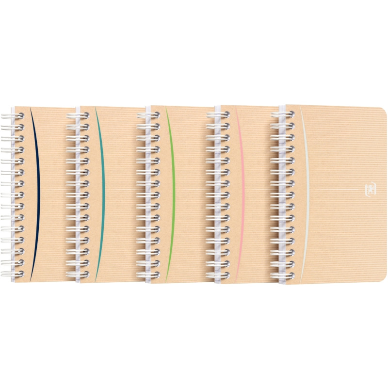 Carnet à reliure intégrale 180 pages TOUAREG format 9x14 cm, quadrillé