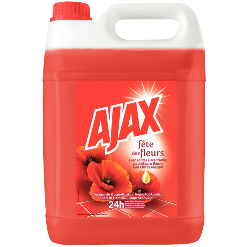 Bidon 5L nettoyant multi-usages coquelicots