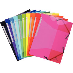 Chemise 3 rabats à élastiques IDERAMA PP, coloris assortis