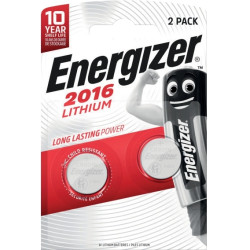 Blister de 2 pile Lithium 3V CR2016