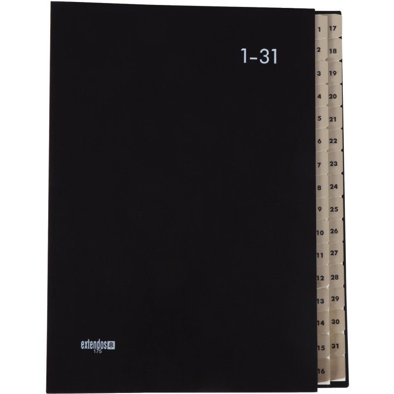 Trieur numérique balacron 31 compartiments, noir