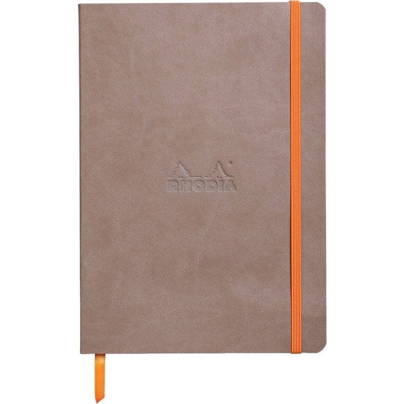 Carnet 160 pages RHODIARAMA format A5, ligné, couverture souple en sim