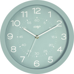 Horloge Riviera vert d'eau diamètre 30cm