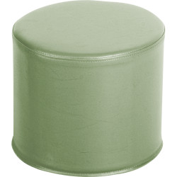 Pouf rond en PVC diamètre 30cm menthe
