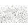 Coloriage géant la ferme
