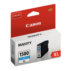 Canon 1500XL cartouche jet d'encre cyan haute capacité authentique (PG