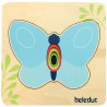 Encastrement 4 niveaux en bois, le papillon