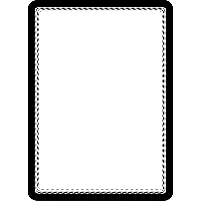 Sachet de 2 pochettes adhésives repositionnables Magneto A4 noir