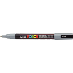 Marqueur Posca pointe fine ogive gris