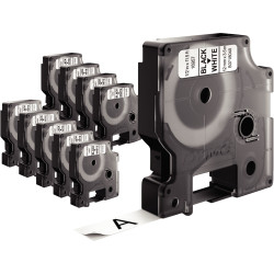 Pack de 10 recharges DYMO D1 9mm noir sur blanc