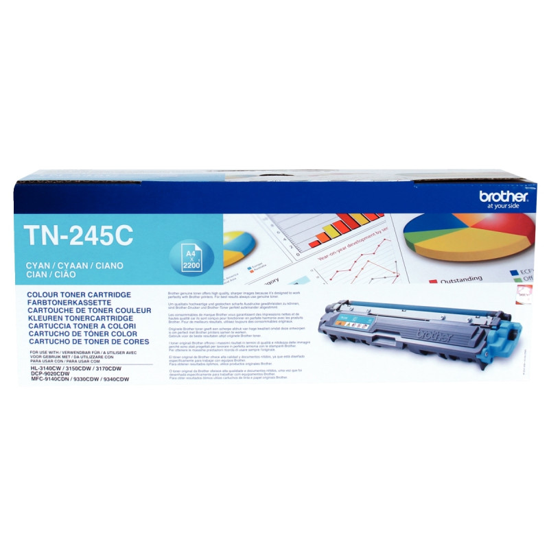 Brother TN245C toner laser cyan haute capacité authentique