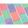 Carnet 160 pages SIGNATURE format A5, ligné 6 mm, coloris pastel assor