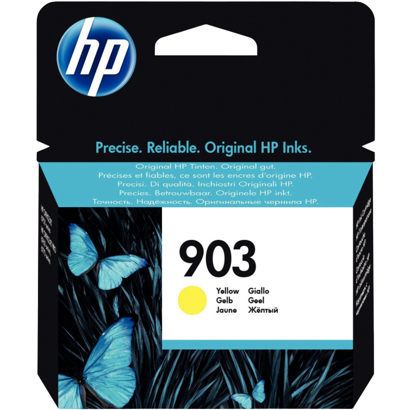 HP 903 cartouche d'encre jaune authentique (T6L95AE)