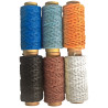 Lot de 6 bobines de chanvre nature