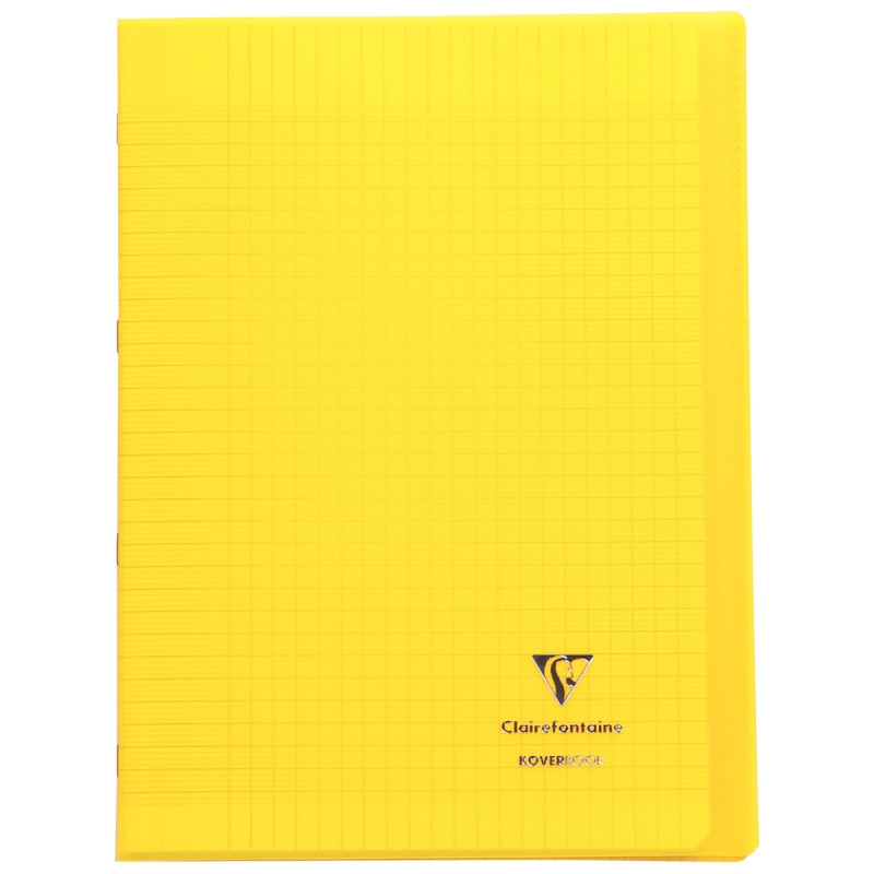 Piqûre 96 pages KOVERBOOK, format A4, seyès 90g, couverture polypropyl