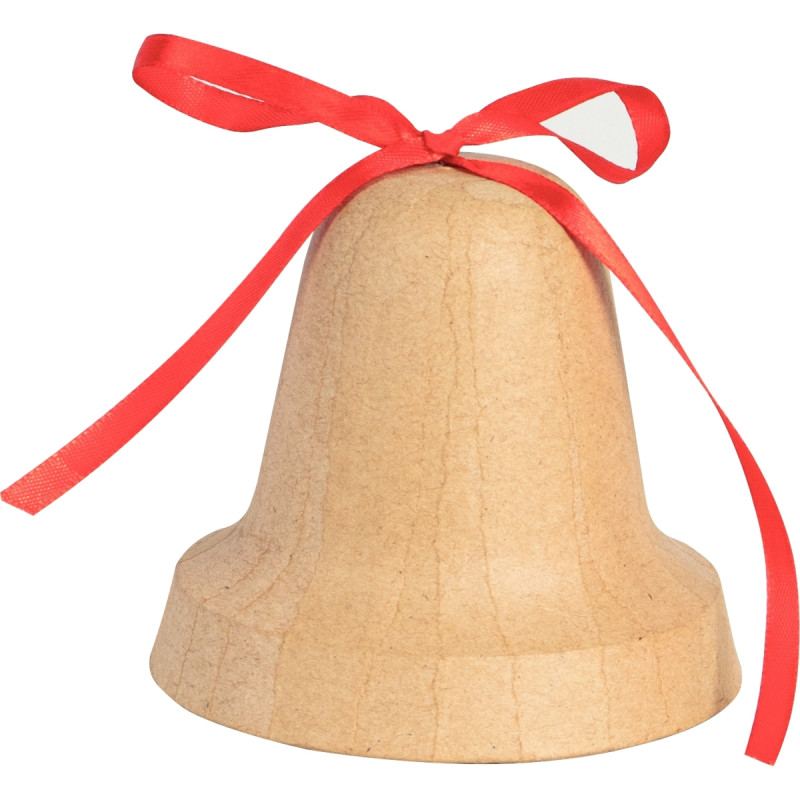 Cloche à suspendre avec ruban et grelot