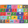 Tapis 200x140cm abécédaire