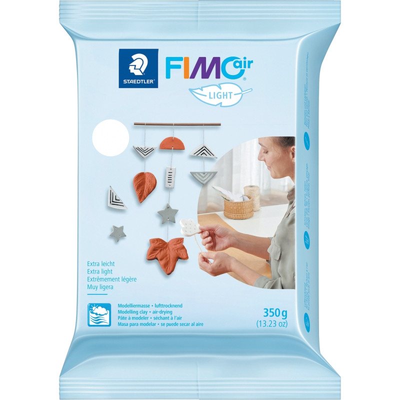 Pain de pâte à modeler Fimo Air Light 350 grammes blanc