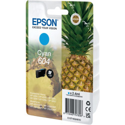 Epson ANANAS / 604 cartouche jet d'encre cyan authentique (T10G240)
