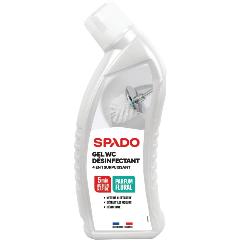 Flacon 750ml WC gel désinfectant surpuissant
