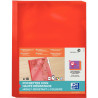 Paquet de 10 pochettes coin en PVC lisse 15/100ème, rouge