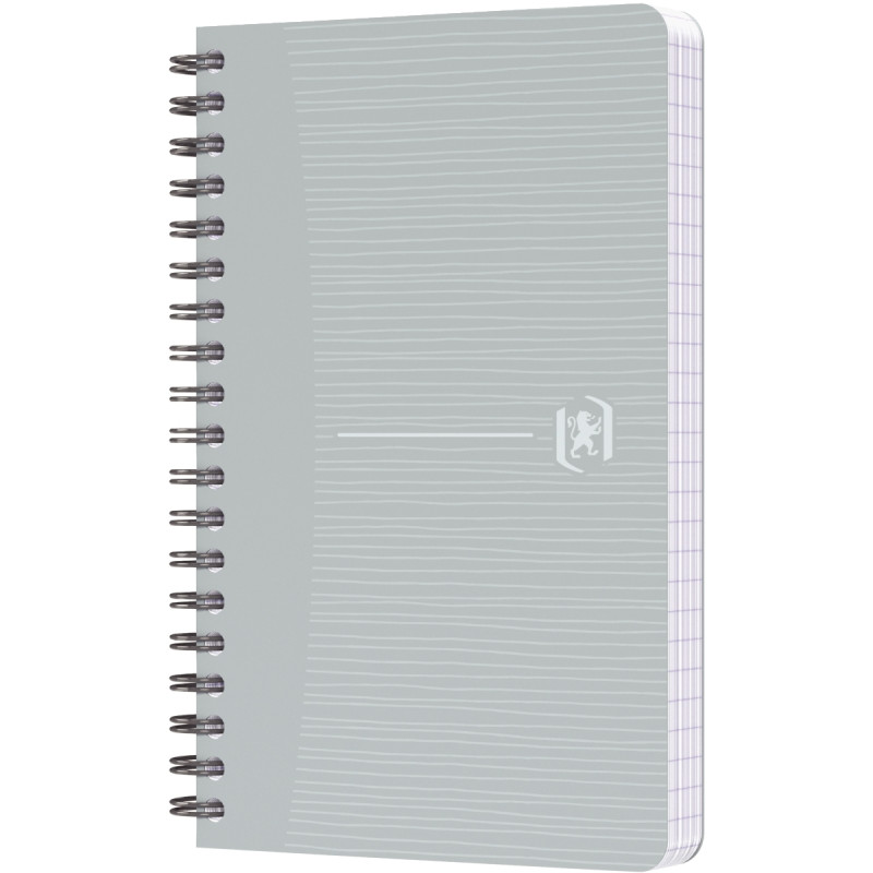 Carnet à reliure intégrale 180 pages MY REC'UP format 9x14 cm, quadril