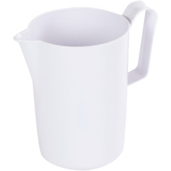 Pichet à eau blanc 1,5 litres