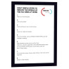 Sachet de 2 cadres d'affichage A4 adhésif repositionnable avec contour