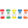 Set de 5 sabliers 15x7cm 30s-1min-3min-5min-10min