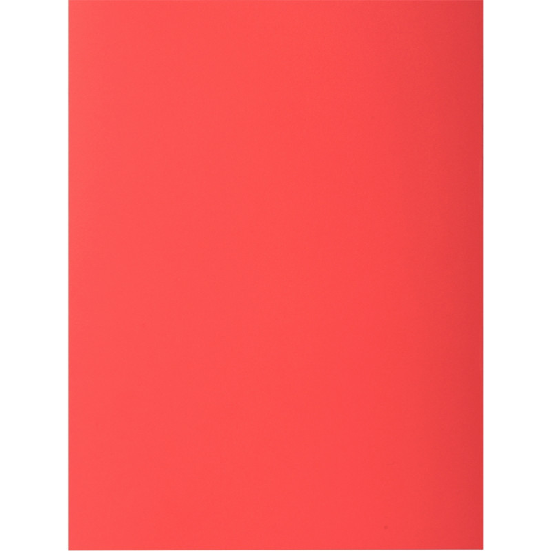 Paquet de 50 chemises 2 rabats ROCK"S 210g, format 24x32 cm, rouge