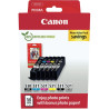 Canon 530/531 lot 6 cartouches encre noir photo, noir, cyan, magenta,