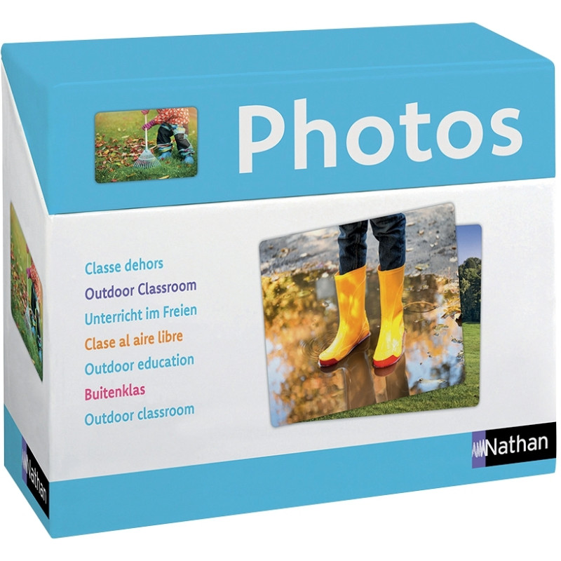 Imagier photos, la classe dehors