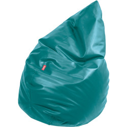 Coussin poire 100X65cm bleu canard