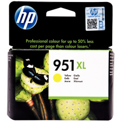 HP 951XL cartouche d'encre jaune grande capacité authentique (CN048AE)