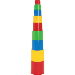 Tour de 9 gobelets à empiler