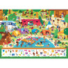 Puzzle cherche et trouve 100 pièces, au camping
