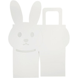 Lot de 10 paniers lapin paques