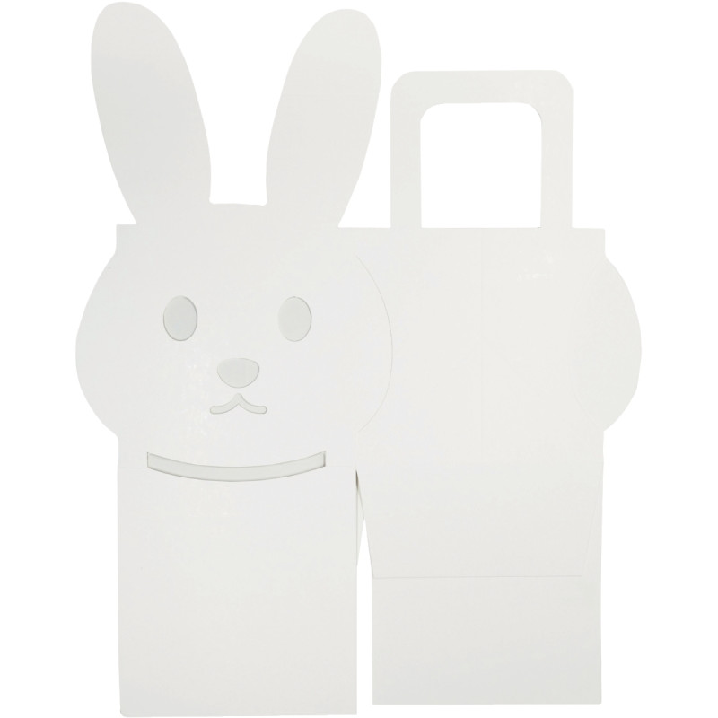 Lot de 10 paniers lapin paques